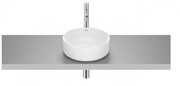 Roca FINECERAMIC umywalka nablatowa Round 37x37 biała A32768J000