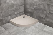 Radaway Doros A Compact Stone brodzik półokrągły 80x80 kaszmirowy SDRA8080-05-84S