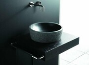 Bathco umywalka kamienna nablatowa Bali Negro 42x13 cm 00304