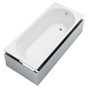 Schedpol Schedline Solia Set wanna prostokątna BIAŁY MAT z nośnikiem styropianowym 150x70cm 3WST.SS1P-15070/B/MG