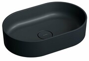 Omnires Ovo M+ umywalka nablatowa 55x36 cm black lava OVOUNBLV ___ RABAT W KOSZYKU! ___