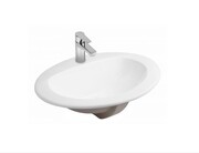 Oltens Kjos umywalka 52x46 cm wpuszczana w blat z powłoką SmartClean 41700000