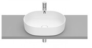 Roca FINECERAMIC umywalka nablatowa cienkościenna Round 50x37 biały mat A327520620