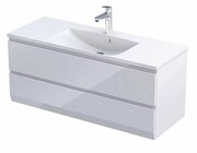 Oristo Brylant szafka podumywalkowa wisząca 119x50x45 biały połysk OR36-SD2S-120-1-V3