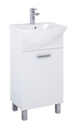 Elita Sunn zestaw szafka z umywalką 45x44x84cm biały połysk RE169190008060