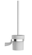 Omnires Saco szczotka do Wc wisząca chrom/biały SA54620CRB ___ RABAT W KOSZYKU! ___