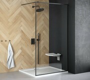 Besco Toca kabina walk-in 90x190cm przejrzyste TCB-90-190C