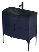 Oristo Louis szafka z umywalką 81x55x47 granatowy mat OR50-SD2S-82-14/UME-LU-82-94
