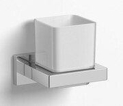 Oltens Tved szklanka z uchwytem szkło szronione/chrom 86101510