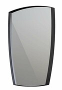 Oristo Louis lustro wiszące w ramie czarny połysk 50x72x6cm OR50-L-RA-50-7