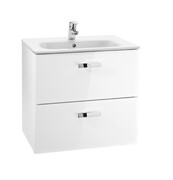Roca Victoria Basic Zestaw łazienkowy Unik umywalka z szafką 60cm biały A855884806