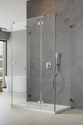 Radaway Essenza Pro Brushed Nickel Kdj+S kabina 80x110x80cm prawa szczotkowany nikiel 10097311-91-01R/10098080-01-01/10098080-01-01