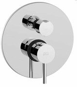 Paffoni Light Bateria podtynkowa z przełącznikiem chrom LIG018CR