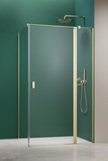 Radaway Nes 6 Kdj II Brushed Light Gold kabina 120x100cm prawa szczotkowane jasne złoto 10032120-98-01R/10039100-01-01
