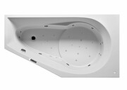 Riho Yukon wanna asymetryczna 160x90cm z hydromasażem Bliss lewa B009009005