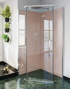 Sea Horse Stylio kabina natryskowa pięciokątna 80x80x190 cm chrom BKM501PT+