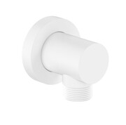 Roca kolanko ścienne Aqua ROUND 1/2" do podłączenia natrysku Biały Mat A5B1450B00