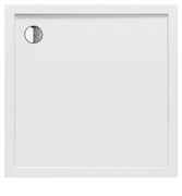 New Trendy New Cantare Brodzik akrylowy prostokątny 90x80x4,5 cm biały B-0445