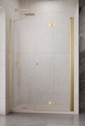 Radaway Nes Brushed Gold DWSB drzwi wnękowe 110cm W3 prawe złoto szczotkowane szkło przejrzyste 10044650-99-01R/10045450-01-01