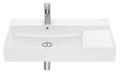 Roca FINECERAMIC umywalka ścienna 80x49 biała SUPRAGLAZE A32752BS00