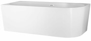 Corsan Intero wanna asymetryczna lewa 170x73 cm biała + syfon E-230XLL