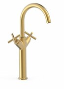 Tres MONTBLANC Bateria umywalkowa XXL złoty mat 28380301OM