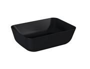 Elita Reni umywalka nablatowa ceramiczna 45x32cm Ceram Black 145058