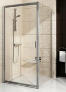Ravak Blix BLDP2 drzwi prysznicowe 120cm aluminium transparent Anticalc 0PVG0C00Z1