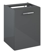 Roca Kwadro moduł boczny z koszem cargo 40x38x53 cm SZARY ANTRACYT A857973153