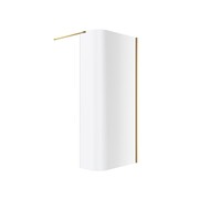 Excellent Vidoq walk-in ścianka prysznicowa gięta 93x200 cm, złoto szczotkowane KAEX.1507.930.LP.GB