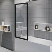 Riho Lucid GD501 parawan nawannowy 80x150cm czarny G005046121