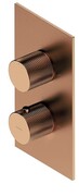 Omnires Contour bateria termostatyczna podtynkowa miedź szczotkowana CT8036CPB