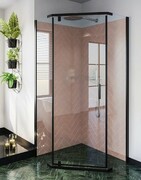 Sea Horse Stylio kabina natryskowa pięciokątna 90x90x190 cm czarny BKM502PTK+