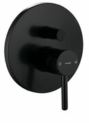 Omnires Y bateria natryskowa-wannowa podtynkowa z przełącznikiem czarny półmat Y1235BL ___ RABAT W KOSZYKU! ___