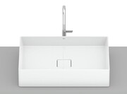 Roca Terra umywalka nablatowa 51x36 cm prostokątna Fineceramic biała A32787Z000