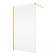 Ronal ANNEA ANTW1 Ścianka wolnostojąca Walk-in 80x200 cm z profilem przyściennym złoto szczotkowane ANT108001307