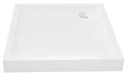 New Trendy Mild Brodzik akrylowy kwadratowy 80x80x11,5 cm biały B-0604