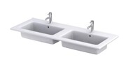 Oristo Enola umywalka meblowa podwójna ceramiczna 120x46cm UME-EN-120-91-D