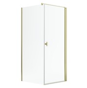 Radaway Nes Kdj I Gold kabina 90x80cm prawa złoty połysk 10022090-09-01R/10039080-01-01