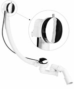 McAlpine syfon wannowy odpływowo-przelewowy slim MP31SSF-CBR