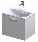 Oristo Skagen szafka z umywalką wisząca 59x50x45 piaskowy mat OR49-SD1S-60-10