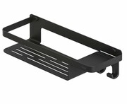 Tiger Caddy Koszyk prysznicowy z haczykiem 32 cm czarny 1401030746