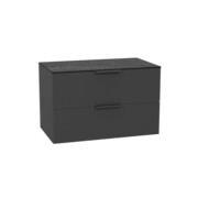 Excellent Tuto 2.0 szafka wisząca front gładki wysoki szary 80x50x46,5 cm blat marmur MLEX.2172.K.80.02MA.GRGR