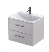 Oristo Lagom szafka podumywalkowa wisząca 60x50x45 piaskowy mat OR53-SD2S-60-10