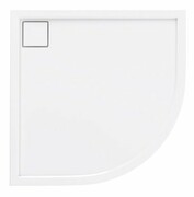 Schedpol Omega brodzik półokrągły z klapką odpływu 90x90x5,5cm R55 3.0455