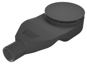 New Trendy Thino Syfon brodzikowy czarny S-0039