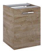 Roca Kwadro moduł boczny z koszem cargo 40x38x53 cm DĄB CANELA A857973808