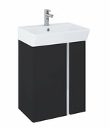 Elita Skye Set szafka z umywalką komplet 50x70x38cm czarny mat 168352