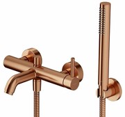 Omnires Y bateria wannowa z zestawem prysznicowym miedź szczotkowana Y1231CPB ___ RABAT W KOSZYKU! ___