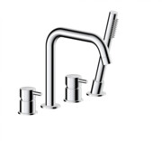 KFA MOZA CHROM bateria wannowa 4-otworowa 5035-210-00